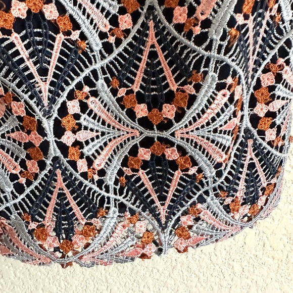 Anthropologie Moulinette Soeurs Lace Crochet Pencil Skirt - Picture 12 of 12